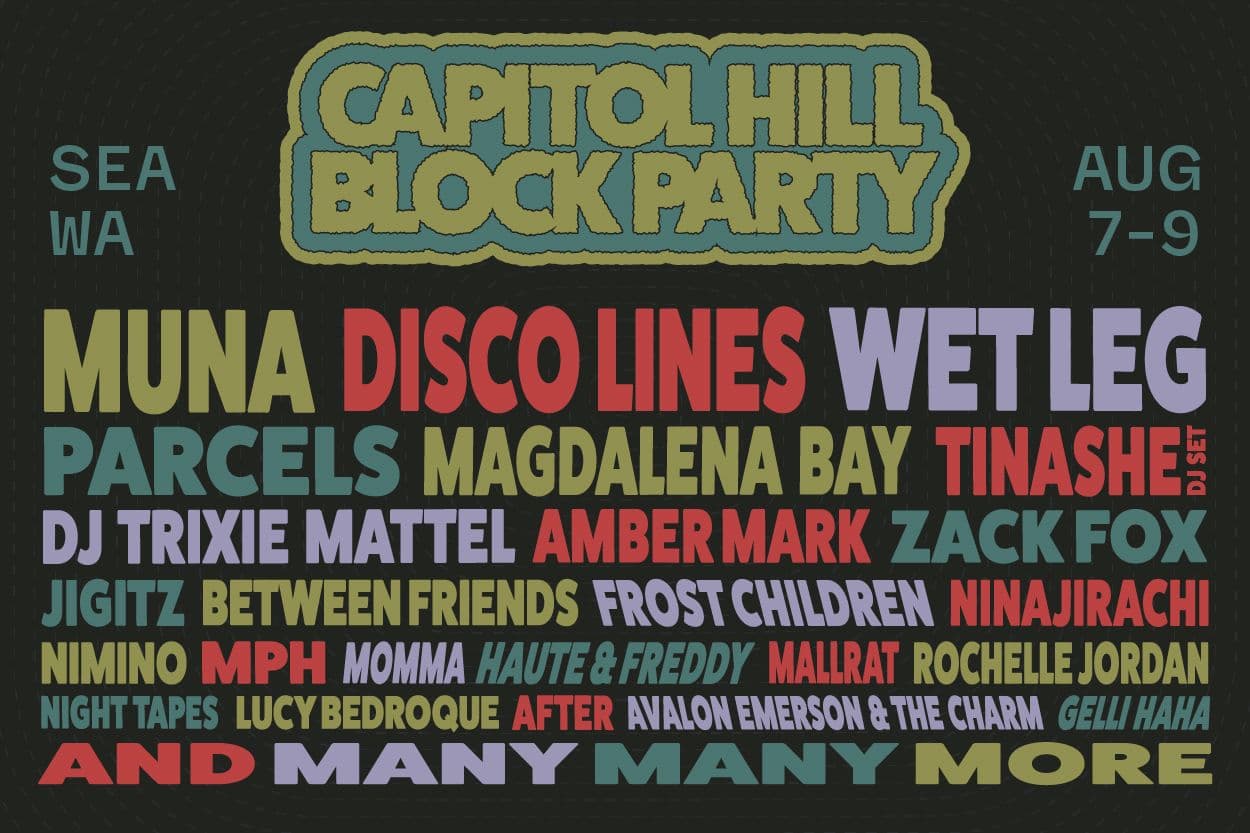 Capitol Hill Block Party Starts Friday!